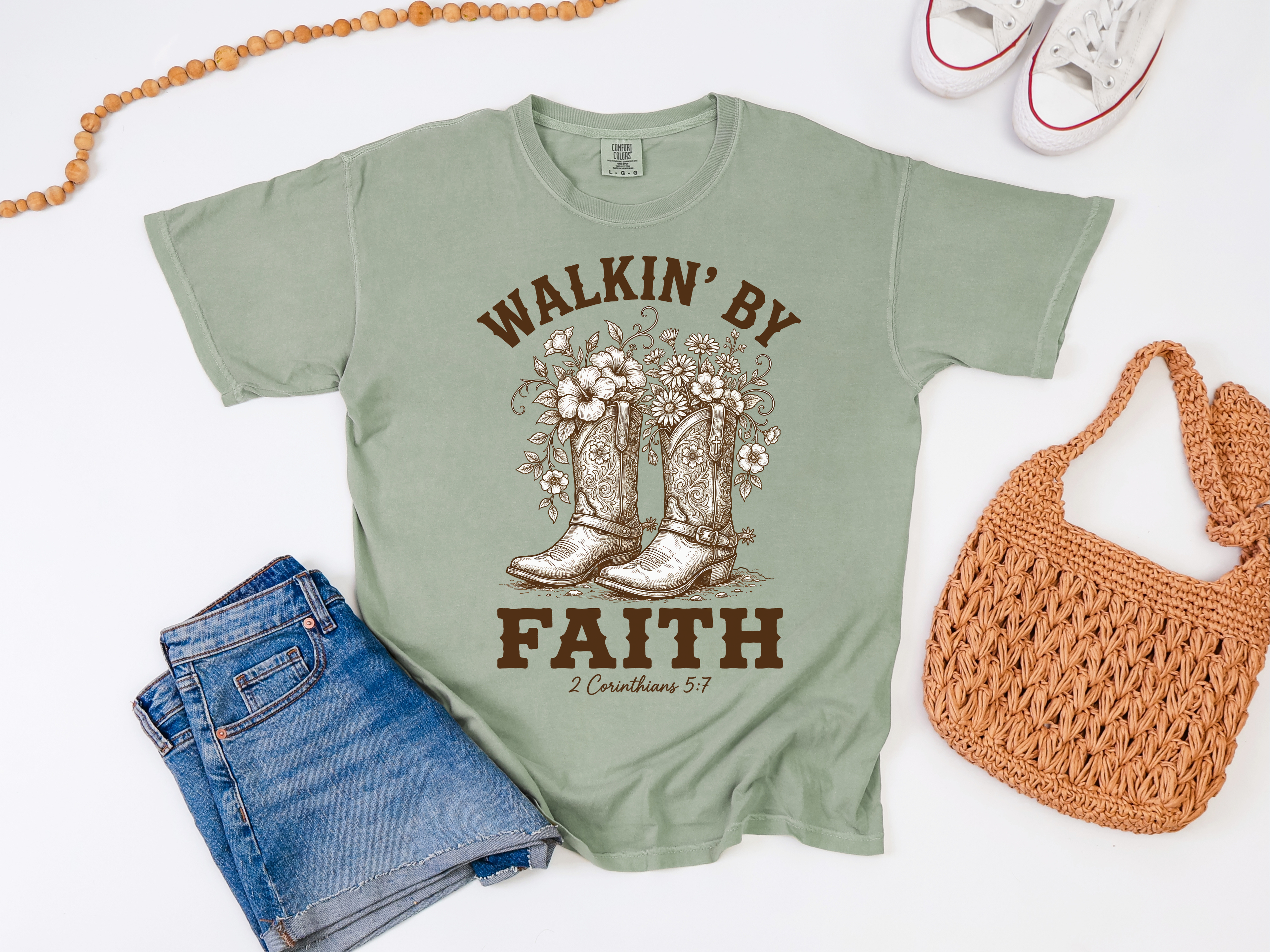 Walkin' by Faith Tee