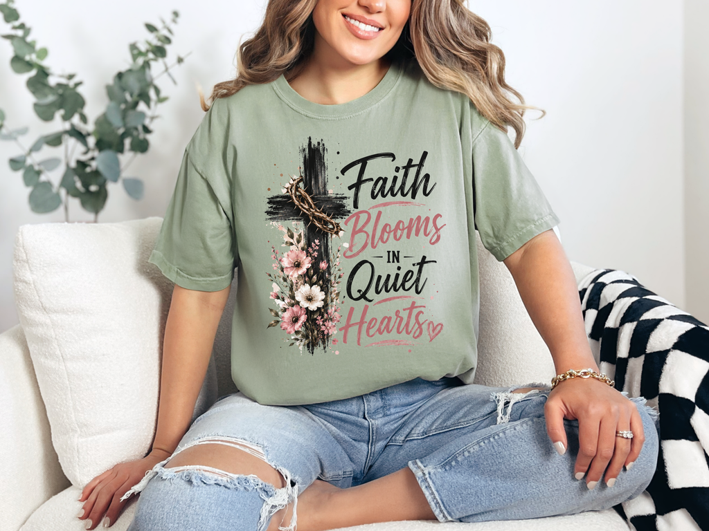 Faith Blooms Tee