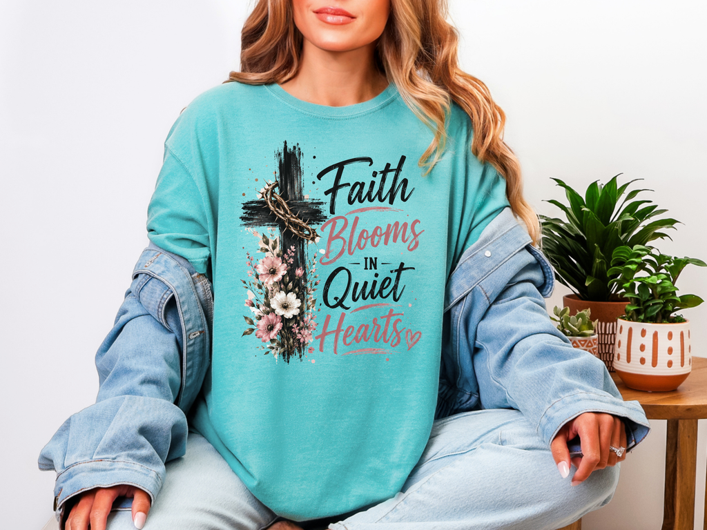 Faith Blooms Tee