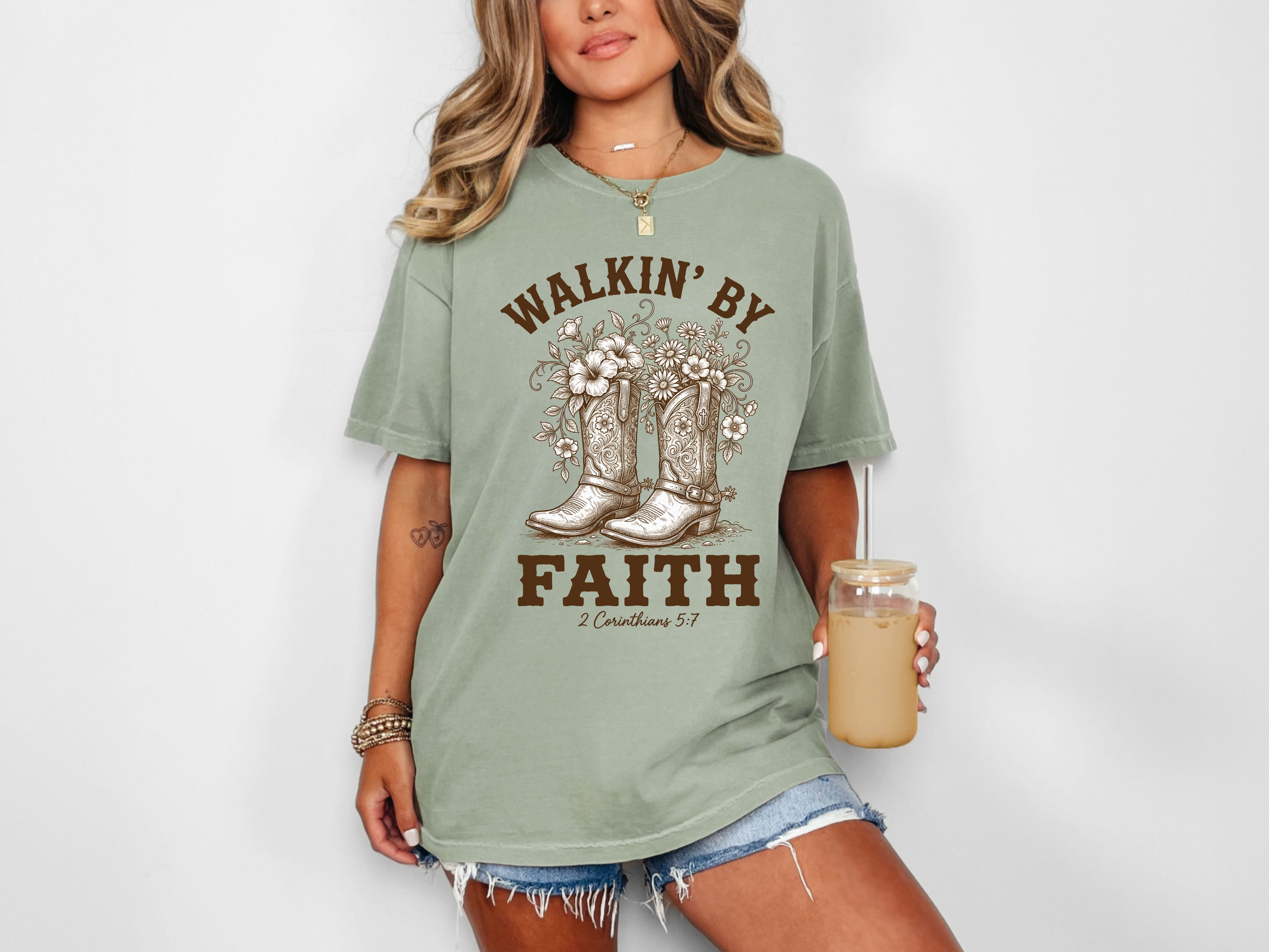 Walkin' by Faith Tee