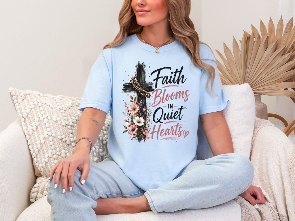 Faith Blooms Tee
