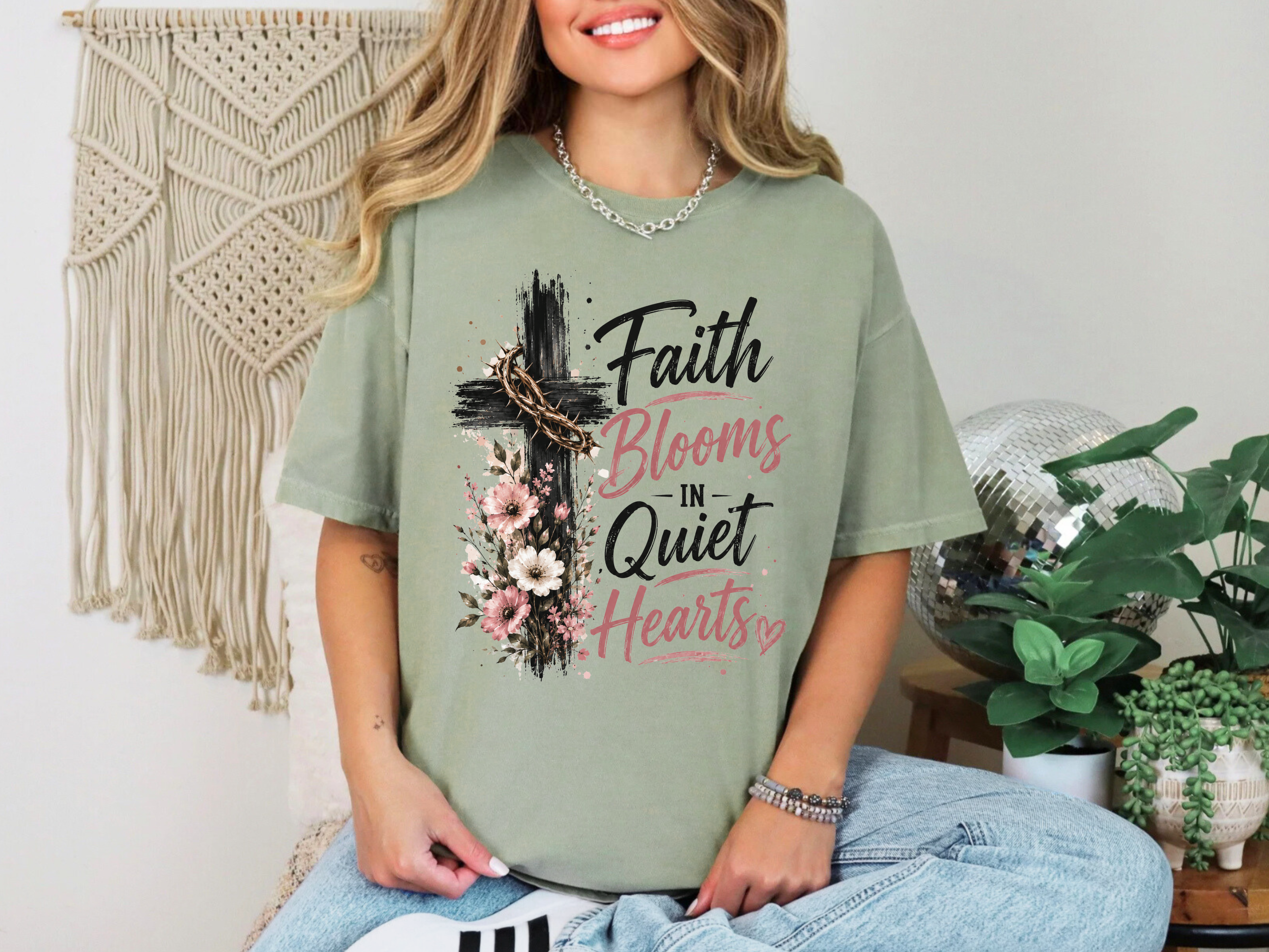 Faith Blooms Tee
