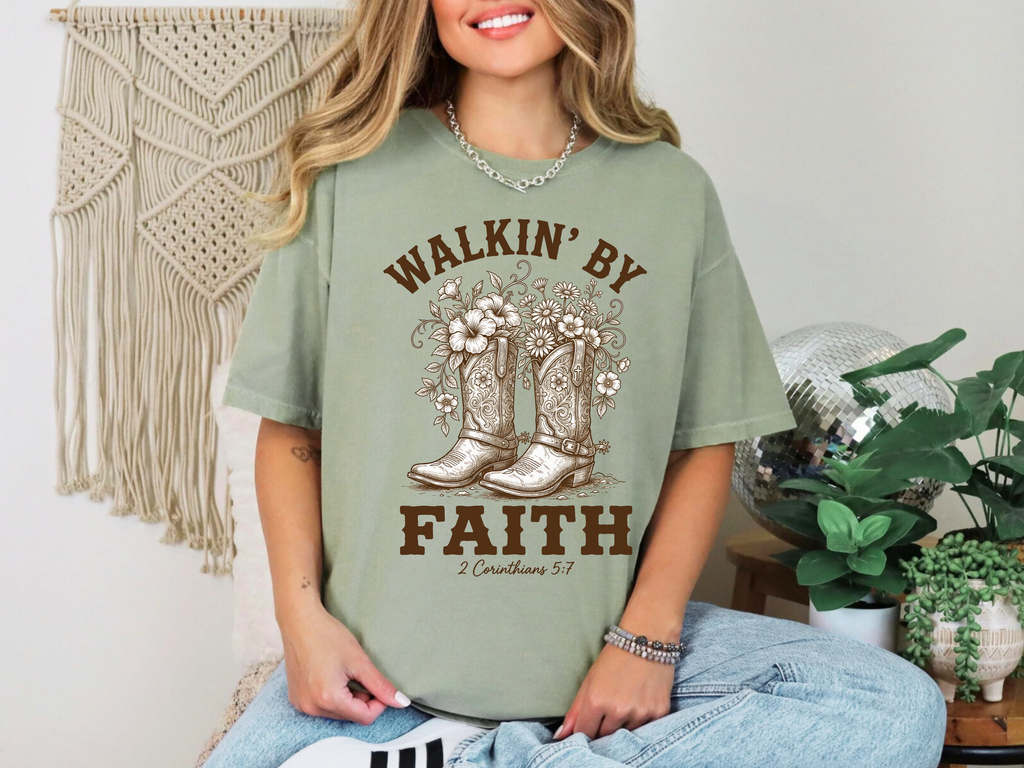 Walkin' by Faith Tee