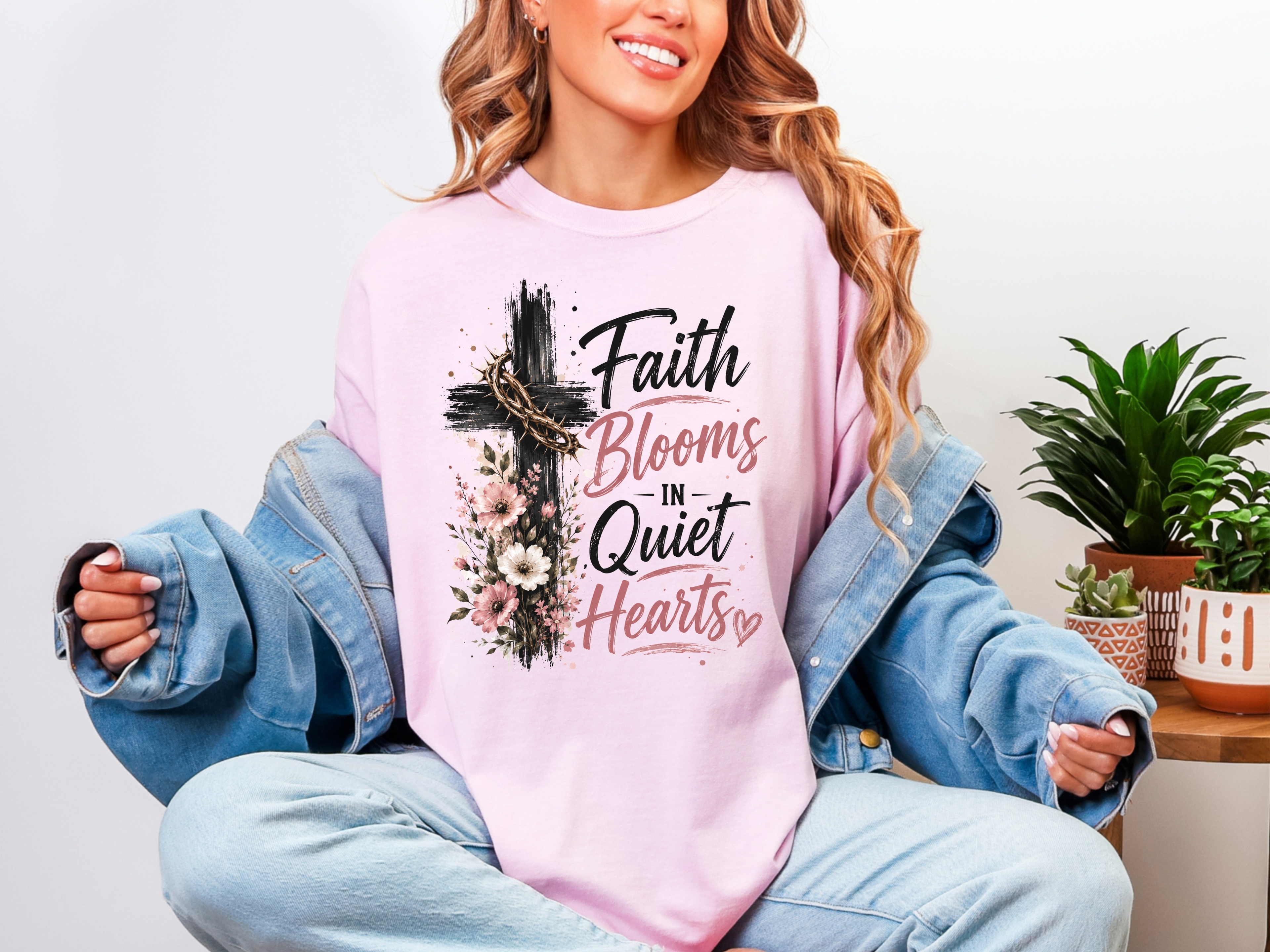 Faith Blooms Tee