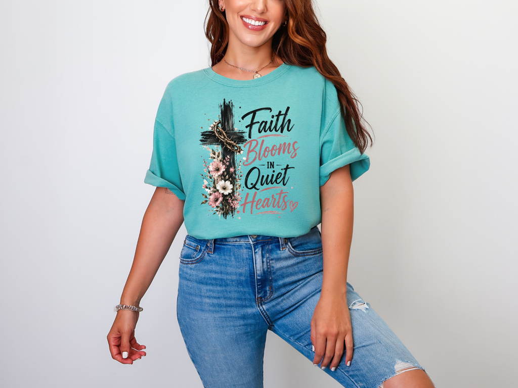 Faith Blooms Tee