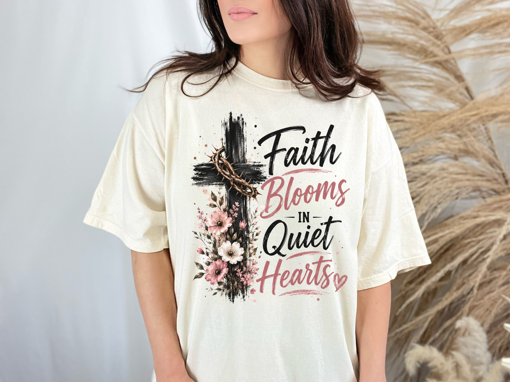 Faith Blooms Tee