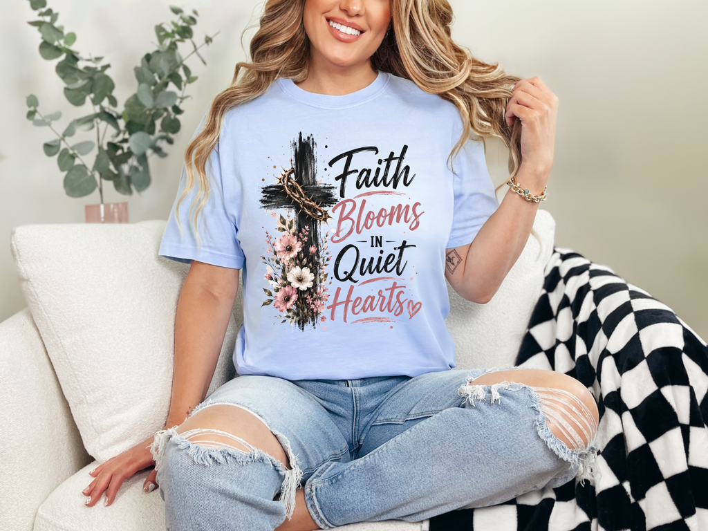 Faith Blooms Tee