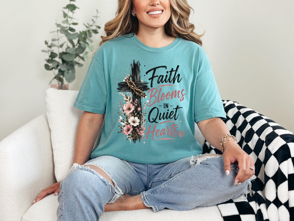 Faith Blooms Tee