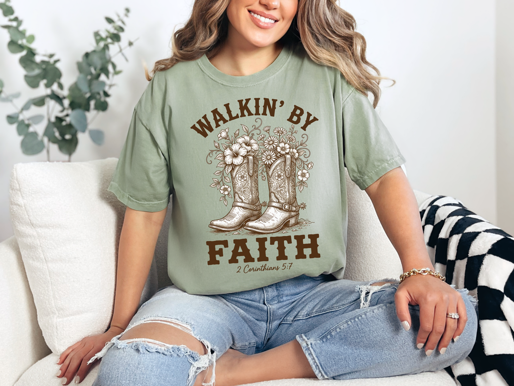 Walkin' by Faith Tee