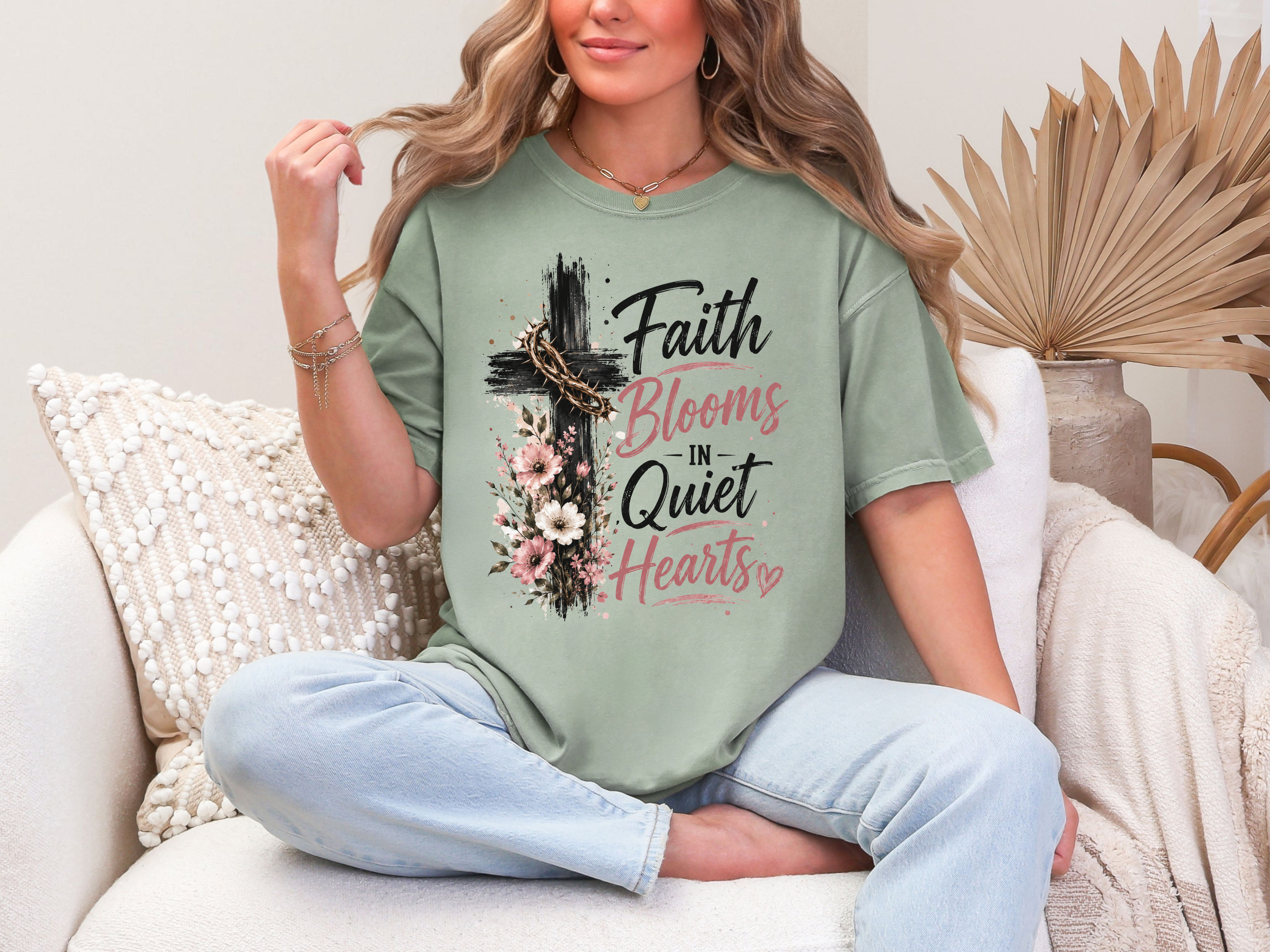 Faith Blooms Tee